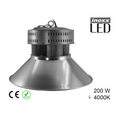 Industriell LED-lampa 200W high bay COB 4000K neutral 18 000lm