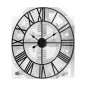 Aluminium stor väggklocka 60 cm