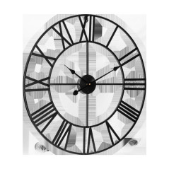 Aluminium stor väggklocka 60 cm