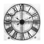 Aluminium stor väggklocka 60 cm