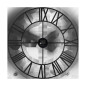 Aluminium stor väggklocka 60 cm