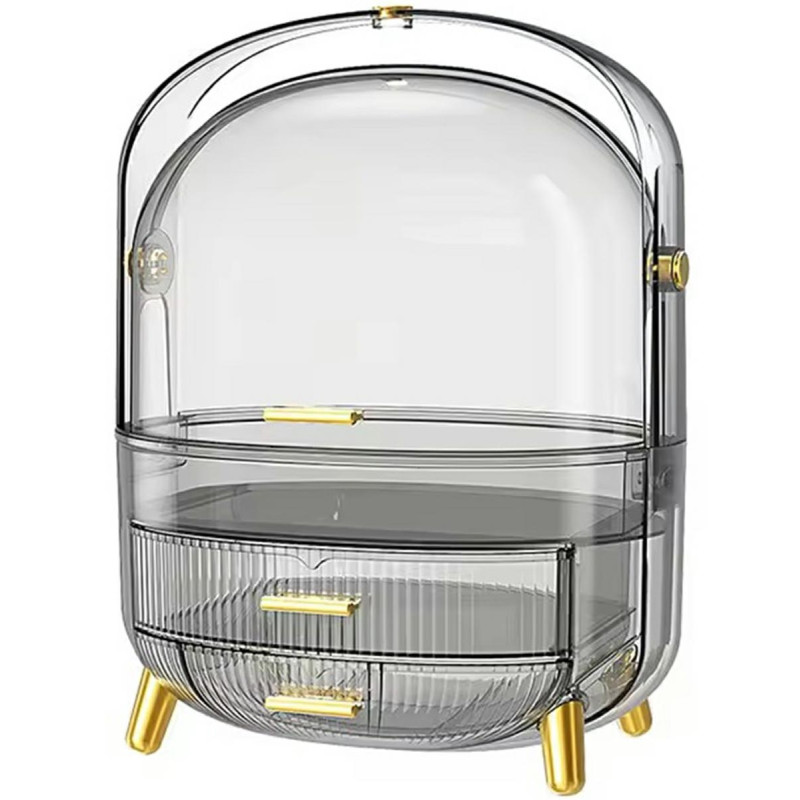 DA194 Smink- och smyckesväska transparent led