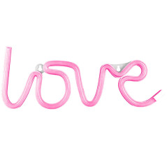 ZD79B Neon LED-skylt med texten 'kärlek'