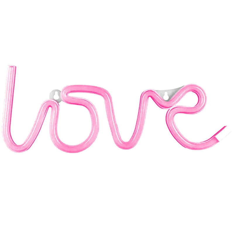 ZD79B Neon LED-skylt med texten 'kärlek'