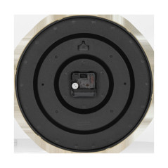 Väggklocka 30 cm ljusbrun