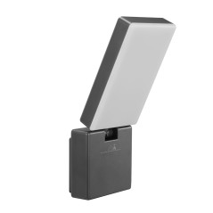 LED-lampa Maclean, grå färg, 10W, IP65, 700lm, neutral vit färgtemperatur (4000K) MCE514 GR | HandlaSmidigt.se