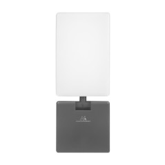 LED-lampa Maclean, grå färg, 10W, IP65, 700lm, neutral vit färgtemperatur (4000K) MCE514 GR