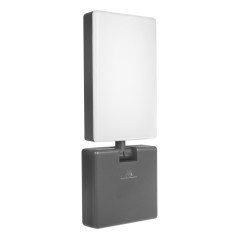 LED-lampa Maclean, grå färg, 10W, IP65, 700lm, neutral vit färgtemperatur (4000K) MCE514 GR | HandlaSmidigt.se