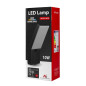 LED-lampa Maclean, grå färg, 10W, IP65, 700lm, neutral vit färgtemperatur (4000K) MCE514 GR