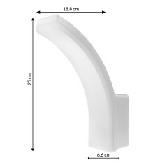 LED-lampa Maclean, vit färg, 20W, IP65, 2750lm, neutral vit färg (4000K) MCE511 W. | HandlaSmidigt.se
