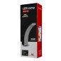 LED-lampa Maclean, grå färg, 20W, IP65, 2750lm, neutral vit färgtemperatur (4000K) MCE511 GR