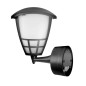 Vägglampa 1xE27 med sensor från Maclean, infraröd sensor, maxbelastning 60W, IP65, grå färg, MCE518 GR.