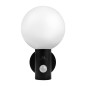 LED-lampa med rörelsesensor från Maclean, PIR-rörelsessensor, svart färg, 15W, IP65, 1600lm, neutral vit färg (4000K) MCE515 B