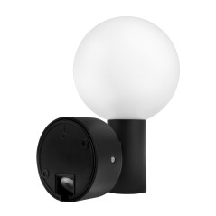 LED-lampa med rörelsesensor från Maclean, PIR-rörelsessensor, svart färg, 15W, IP65, 1600lm, neutral vit färg (4000K) MCE515 B…