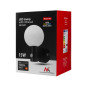 LED-lampa med rörelsesensor från Maclean, PIR-rörelsessensor, svart färg, 15W, IP65, 1600lm, neutral vit färg (4000K) MCE515 B