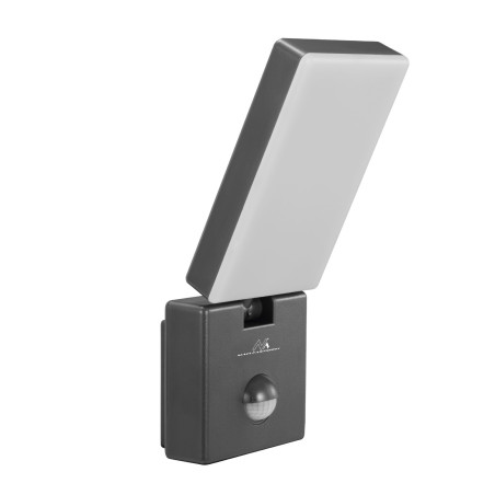 LED-lampa med rörelsesensor från Maclean, PIR-rörelsessensor, grå färg, 10W, IP65, 800lm, neutral vit färgtemperatur (4000K)…