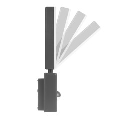 LED-lampa med rörelsesensor från Maclean, PIR-rörelsessensor, grå färg, 10W, IP65, 800lm, neutral vit färgtemperatur (4000K)…