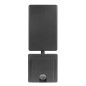 LED-lampa med rörelsesensor från Maclean, PIR-rörelsessensor, grå färg, 10W, IP65, 800lm, neutral vit färgtemperatur (4000K) MCE