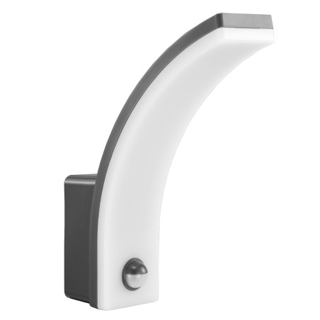 LED-lampa med rörelsesensor från Maclean, PIR-rörelsessensor, grå färg, 20W, IP65, 2000lm, neutral vit färgtemperatur (4000K)…