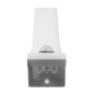 LED-lampa med rörelsesensor från Maclean, PIR-rörelsessensor, grå färg, 20W, IP65, 2000lm, neutral vit färgtemperatur (4000K) MC