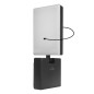 LED-lampa Maclean, svart färg, 10W, IP65, 700lm, neutral vit färg (4000K) MCE514 B
