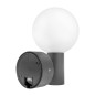 LED-lampa med rörelsesensor från Maclean, PIR-rörelsessensor, grå färg, 15W, IP65, 1600lm, neutral vit färgtemperatur (4000K) MC
