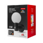 LED-lampa med rörelsesensor från Maclean, PIR-rörelsessensor, grå färg, 15W, IP65, 1600lm, neutral vit färgtemperatur (4000K) MC