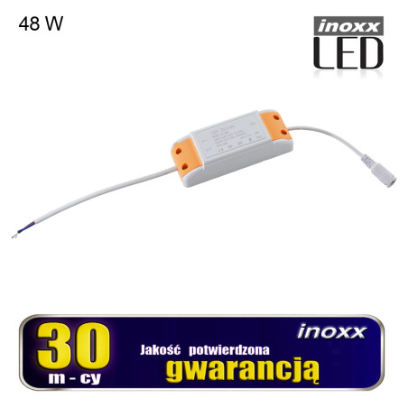 Strömförsörjning för LED-lampor 48W för slimline takpaneler 60x60 120x30