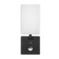 LED-lampa med rörelsesensor från Maclean, PIR-rörelsessensor, svart färg, 10W, IP65, 800lm, neutral vit färgtemperatur (4000K) M