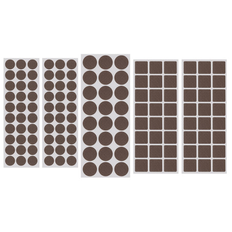 Självhäftande bruna EVA-skumunderlägg, 120 stycken.