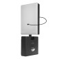 LED-lampa med rörelsesensor från Maclean, PIR-rörelsessensor, svart färg, 10W, IP65, 800lm, neutral vit färgtemperatur (4000K) M