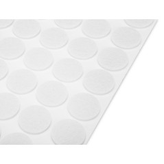 Filz- och självhäftande EVA-skumunderlägg, vita, 125 stycken.