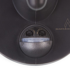 Vägglampa 1xE27 med sensor från Maclean, infraröd sensor, maxbelastning 60W, IP65, svart färg, MCE518 B. | HandlaSmidigt.se