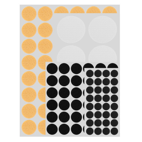 Filz- och självhäftande EVA-skumunderlägg, mix, 124 st.