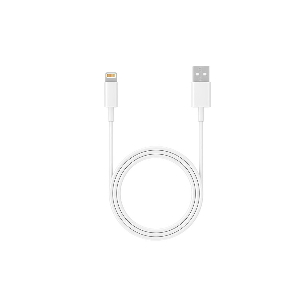 Kabel TRACER USB 2.0 iPhone AM - lightning 1,0m WH vit Kabel TRACER USB 2.0 iPhone AM - lightning 1,0m WH vit