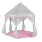 Tält för barn grå - rosa Kruzzel 23476
