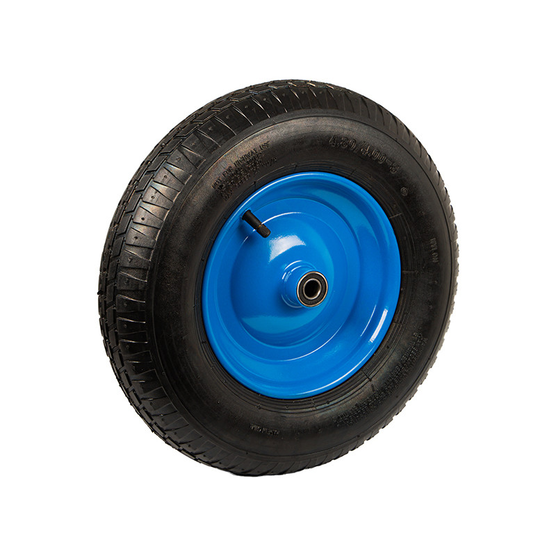 69-027 - Hjul 39 cm för skottkärra vagn 390x92 4,80/4 blå