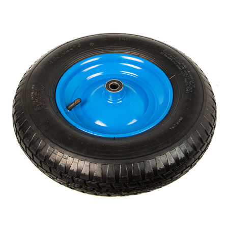 69-027 - Hjul 39 cm för skottkärra vagn 390x92 4,80/4 blå
