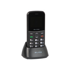 75-030- Telefon för äldre blow svart med basenhet s18d | HandlaSmidigt.se