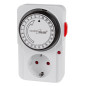 Tidsbrytare - mekanisk timer GreenBlue, 48 program, max belastning 16A, IP20, GB360 F