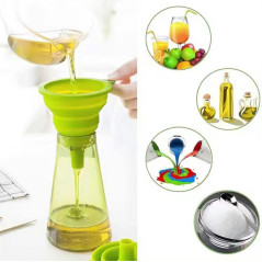 AG615 Silikon hopfällbar tratt | HandlaSmidigt.se
