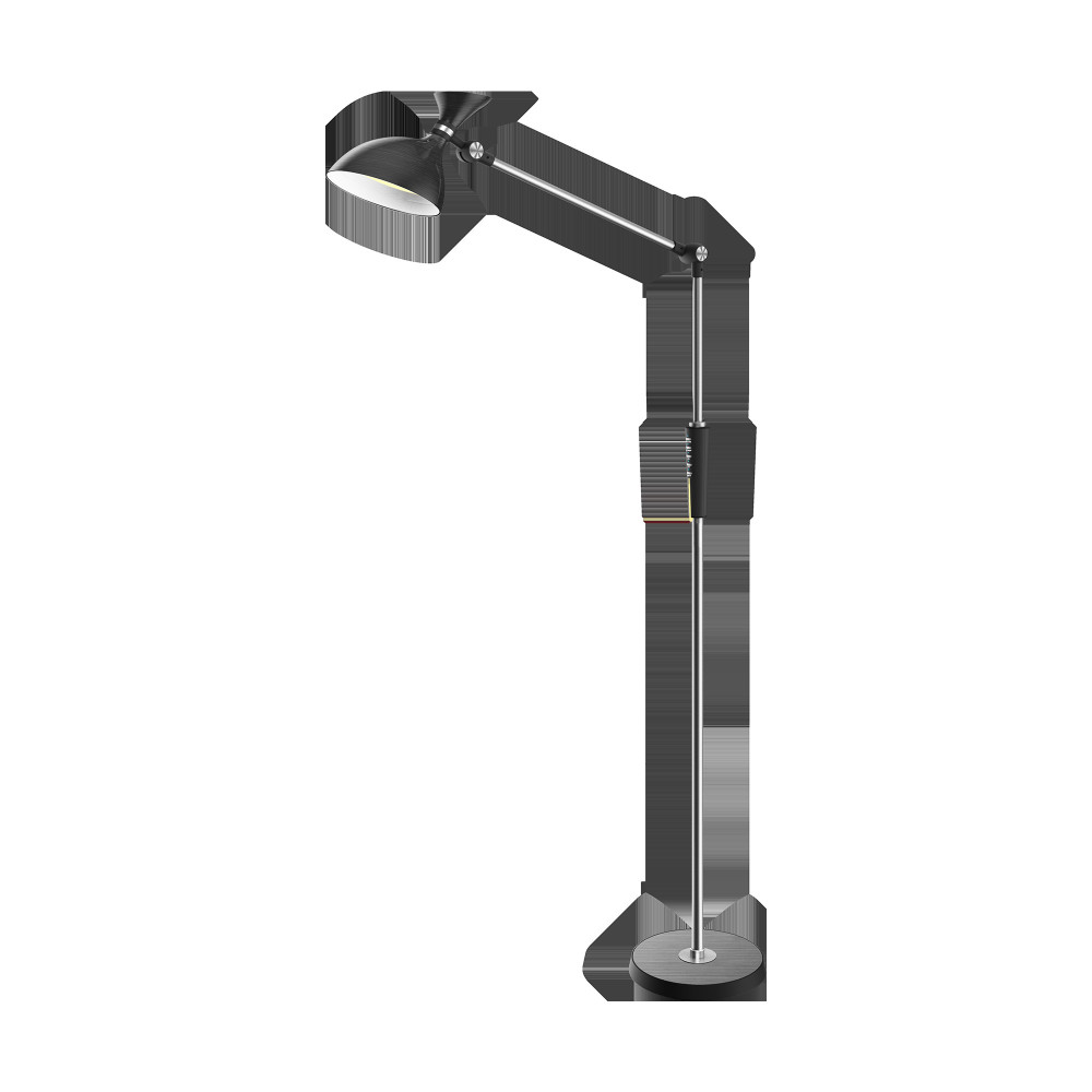 Golvlampa med LED-ljus med dimmer och färgtemperaturändring.