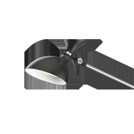 Golvlampa med LED-ljus med dimmer och färgtemperaturändring.