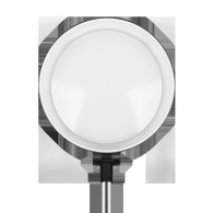 Golvlampa med LED-ljus med dimmer och färgtemperaturändring.