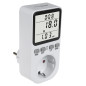 Energimätare GreenBlue, wattmätare, typ F, 220-240V AC, 50Hz, max belastning 16A, IP20, inbyggt batteri, GB364 F.