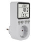 Energimätare GreenBlue, wattmätare, typ F, 220-240V AC, 50Hz, max belastning 16A, IP20, inbyggt batteri, GB364 F.