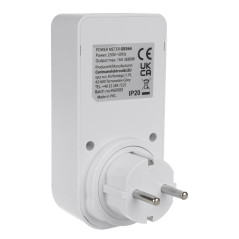 Energimätare GreenBlue, wattmätare, typ F, 220-240V AC, 50Hz, max belastning 16A, IP20, inbyggt batteri, GB364 F. |…