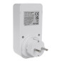 Energimätare GreenBlue, wattmätare, typ F, 220-240V AC, 50Hz, max belastning 16A, IP20, inbyggt batteri, GB364 F.