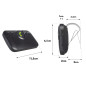 Bluetooth-handsfree-set Audiocore med version 5.0, A2DP, 2W-högtalare, stöd för Google och Siri, AC475