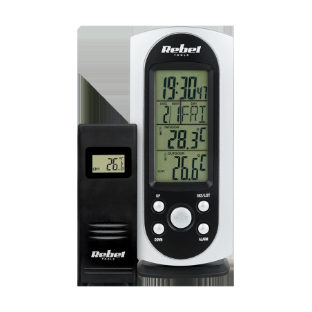 Trådlös väderstation med extern sensor